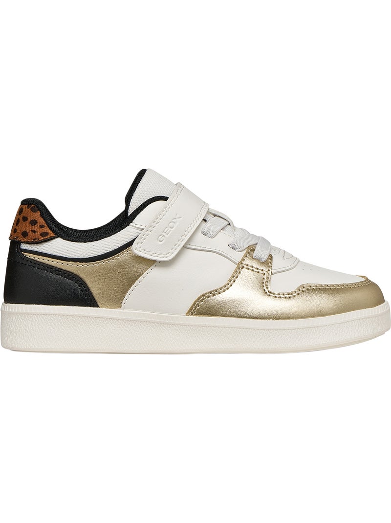 Basket à lacet enfant junior fille geox new emberlix Blanc - Kiabi