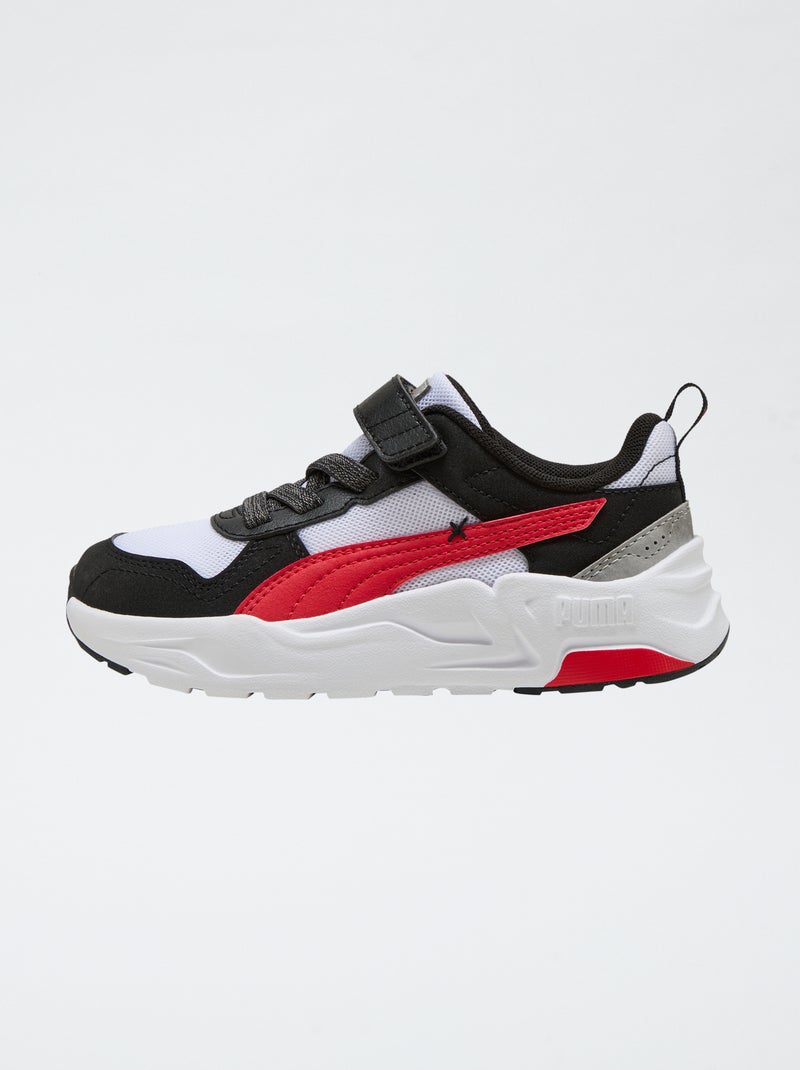 Basket à lacet et scratch PUMA Noir - Kiabi