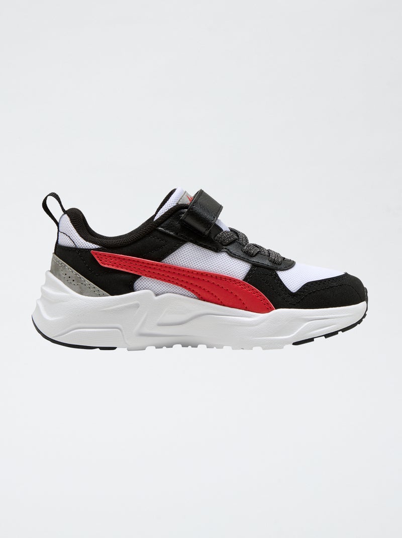 Basket à lacet et scratch PUMA Noir - Kiabi