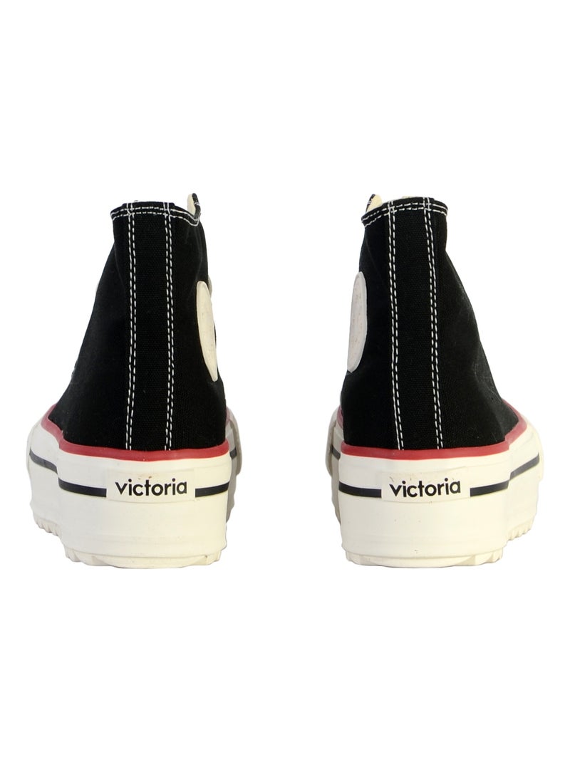 Basket à Lacet Montante Victoria Noir - Kiabi