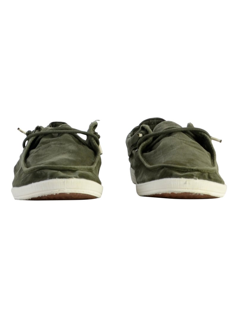 Basket à Lacet Natural World Wallabi Enzimatico Kaki - Kiabi