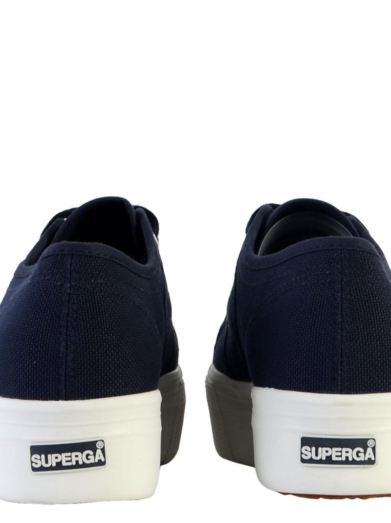 Basket à lacet Superga Bleu - Kiabi