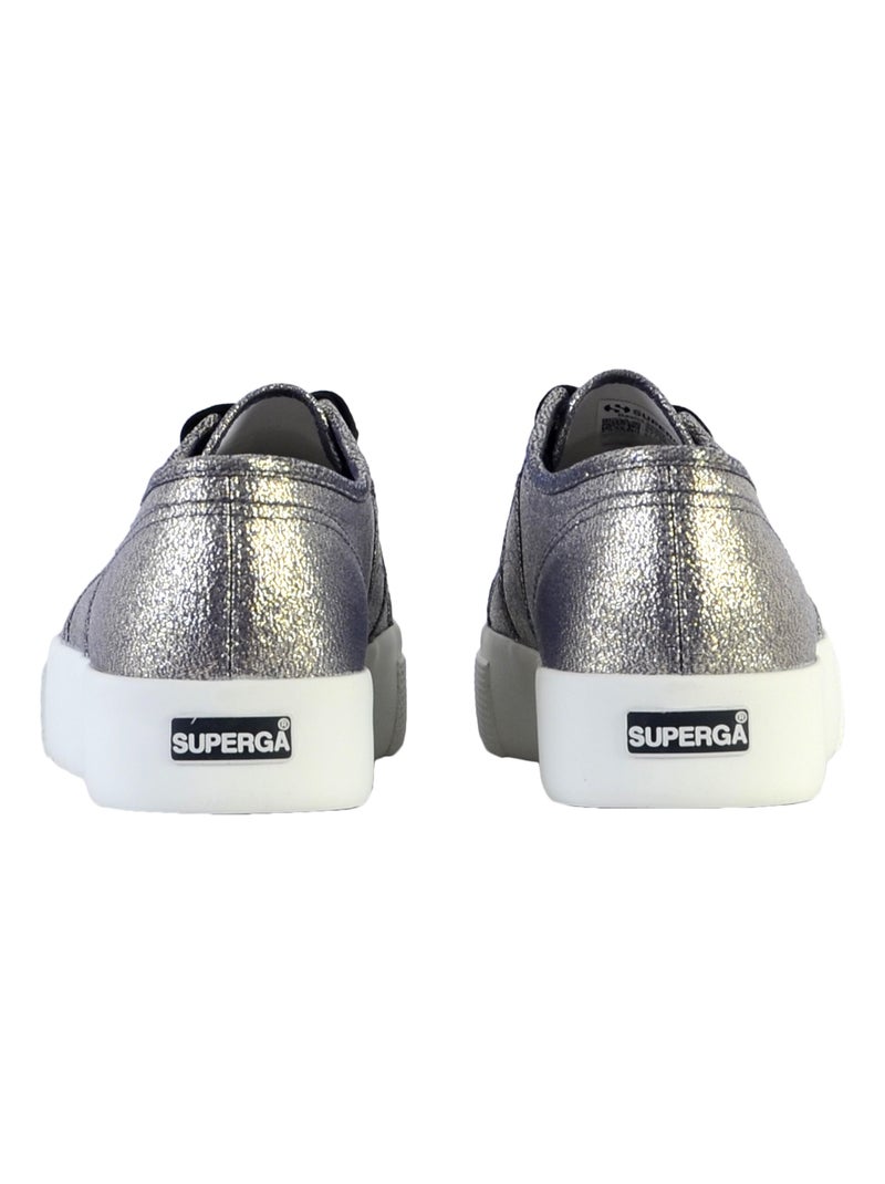 Basket à lacet Superga Gris - Kiabi