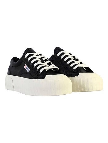 Basket à Lacet Superga Stripe Webbing