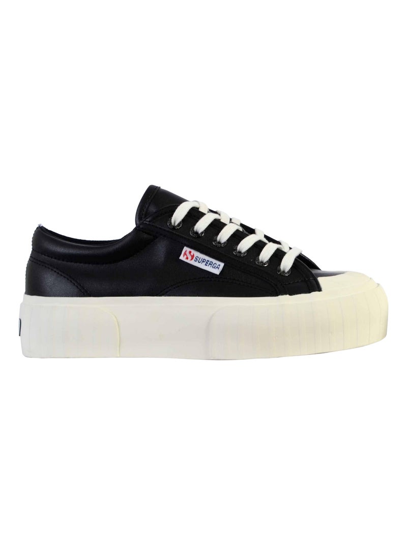 Basket à Lacet Superga Stripe Webbing Noir - Kiabi