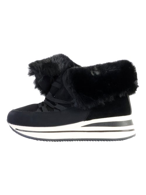 Basket à Lacets Avec Fourure The Divine Factory - Kiabi