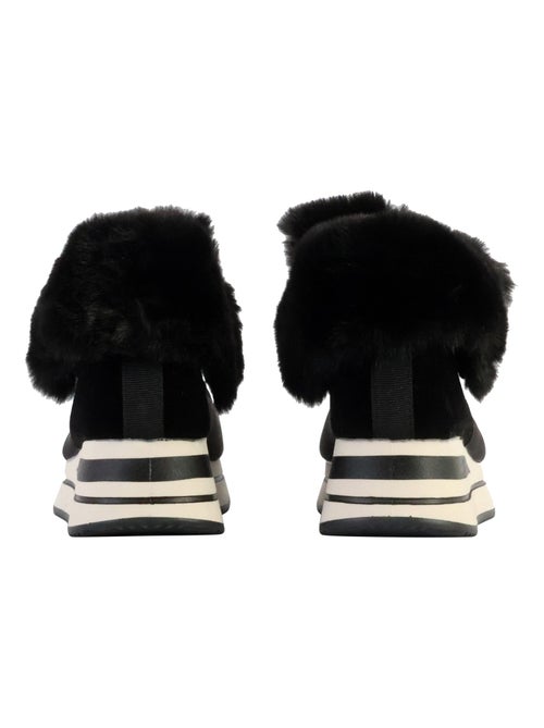 Basket à Lacets Avec Fourure The Divine Factory - Kiabi