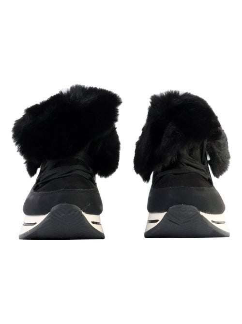 Basket à Lacets Avec Fourure The Divine Factory - Kiabi