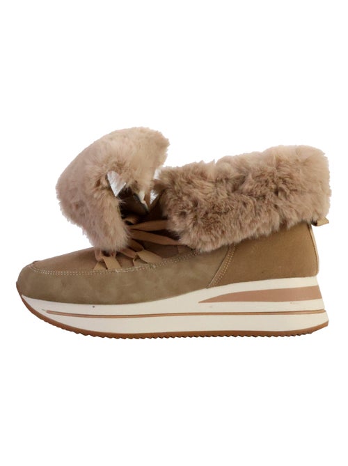 Basket à Lacets Avec Fourure The Divine Factory - Kiabi