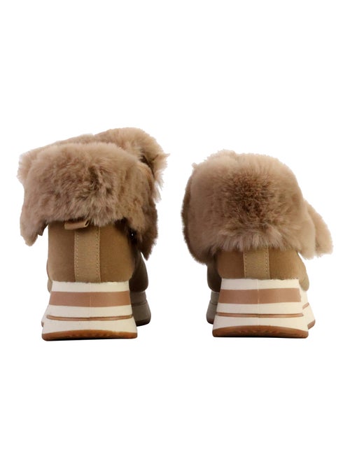 Basket à Lacets Avec Fourure The Divine Factory - Kiabi