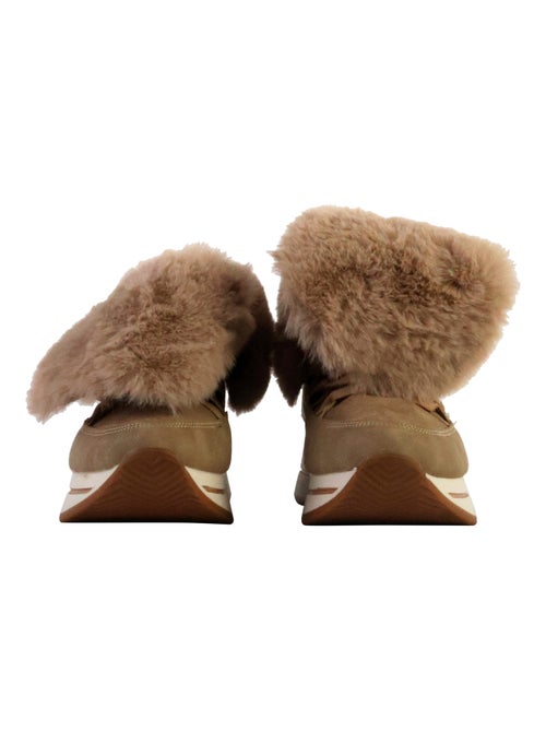 Basket à Lacets Avec Fourure The Divine Factory - Kiabi