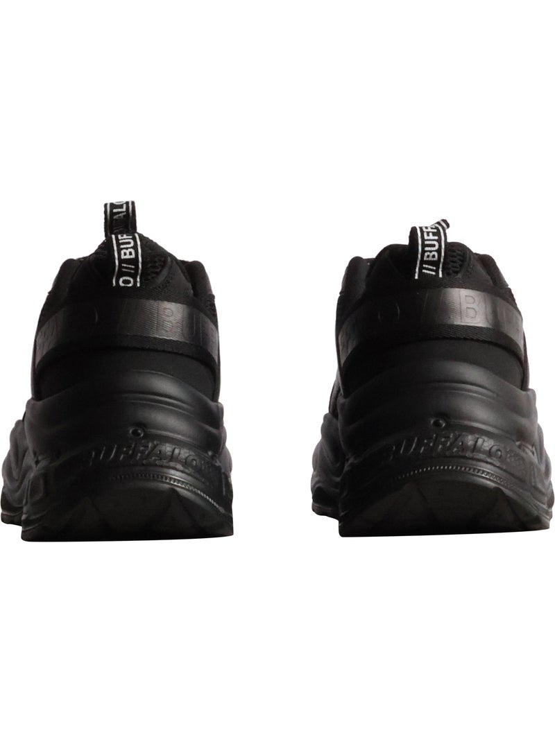 Basket à lacets buffalo yuno - vegan nappa mesh Noir - Kiabi