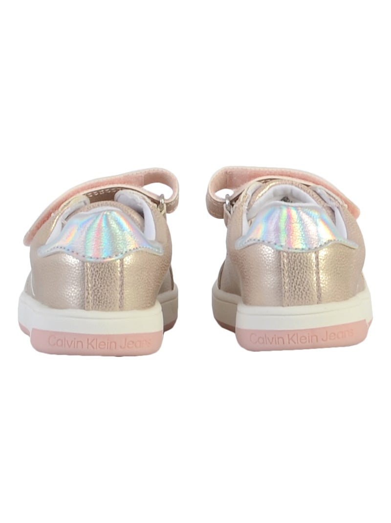 Basket à Lacets Calvin Klein Jeans Rose - Kiabi