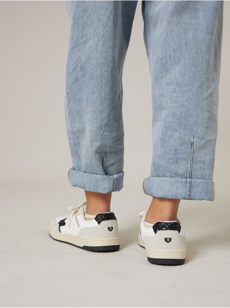 Basket à lacets 'Deeluxe' Blanc - Kiabi