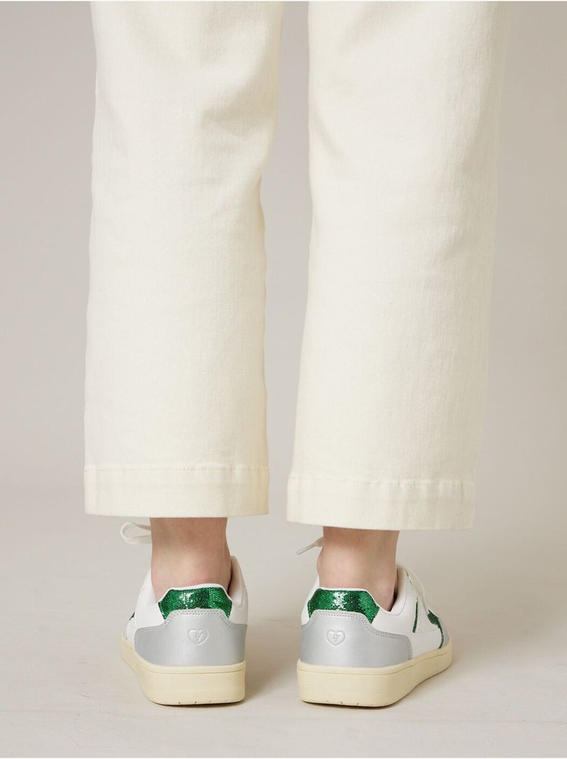 Basket à lacets 'Deeluxe' Vert - Kiabi