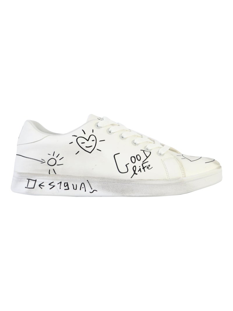 Basket à Lacets Desigual Cosmic Alexis Blanc - Kiabi