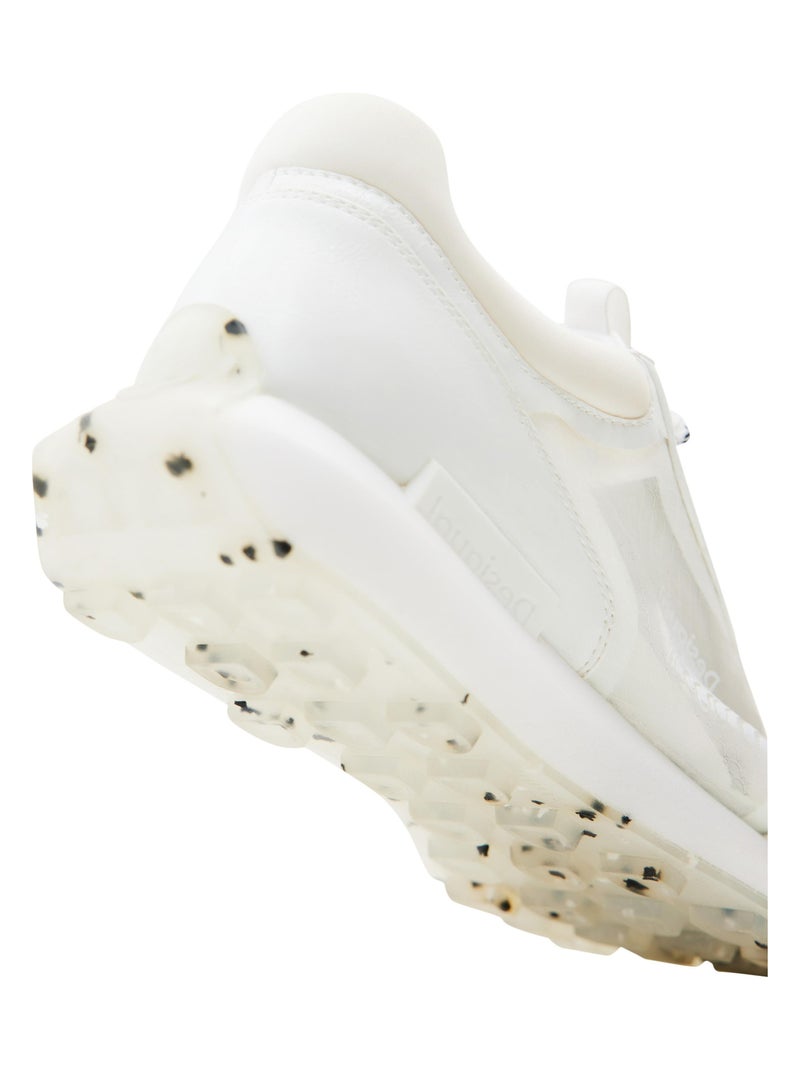 Basket à Lacets Desigual Jogger Colour Logo Blanc - Kiabi