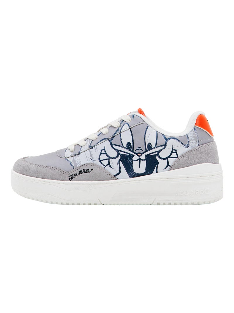 Basket à Lacets Desigual Metro Bugs Bunny Gris - Kiabi