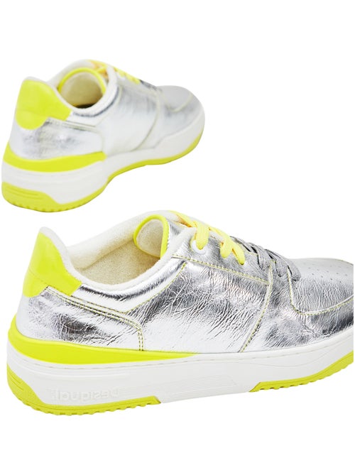 Basket à Lacets Desigual Metro Silver - Kiabi