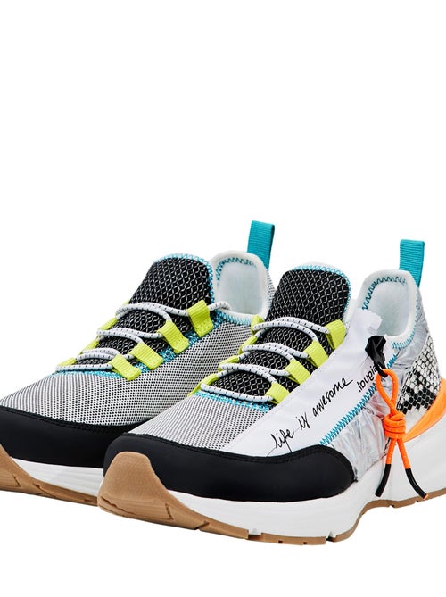 Basket à Lacets Desigual Moon Zipper Snake - Kiabi