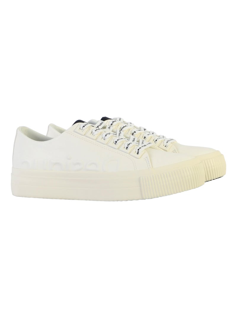 Basket à Lacets Desigual Street Half Logo Blanc - Kiabi