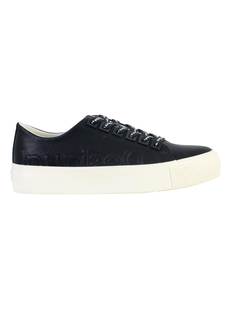 Basket à Lacets Desigual Street Half Logo Noir - Kiabi