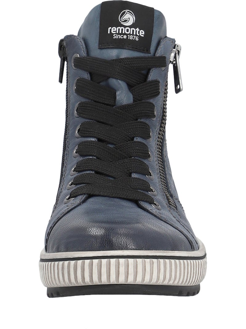Basket à lacets enfant junior puma graviton jr Bleu - Kiabi