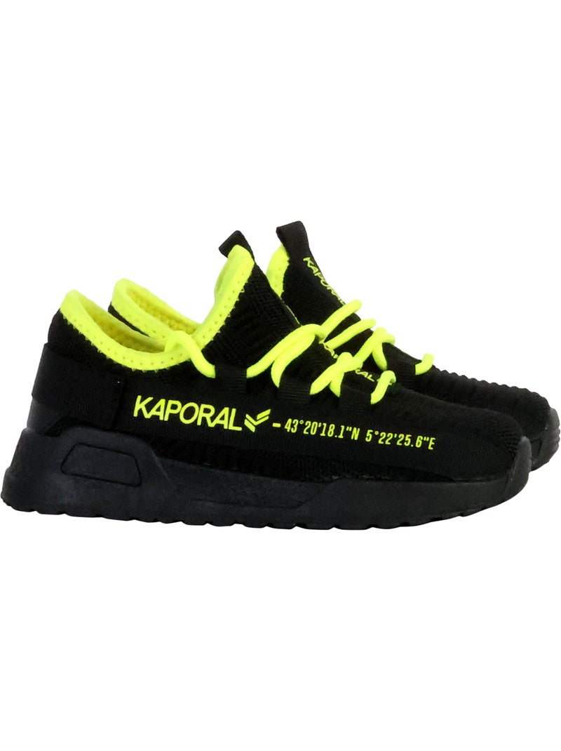 Basket à Lacets Enfant Kaporal Dofini Noir Bleu - Kiabi