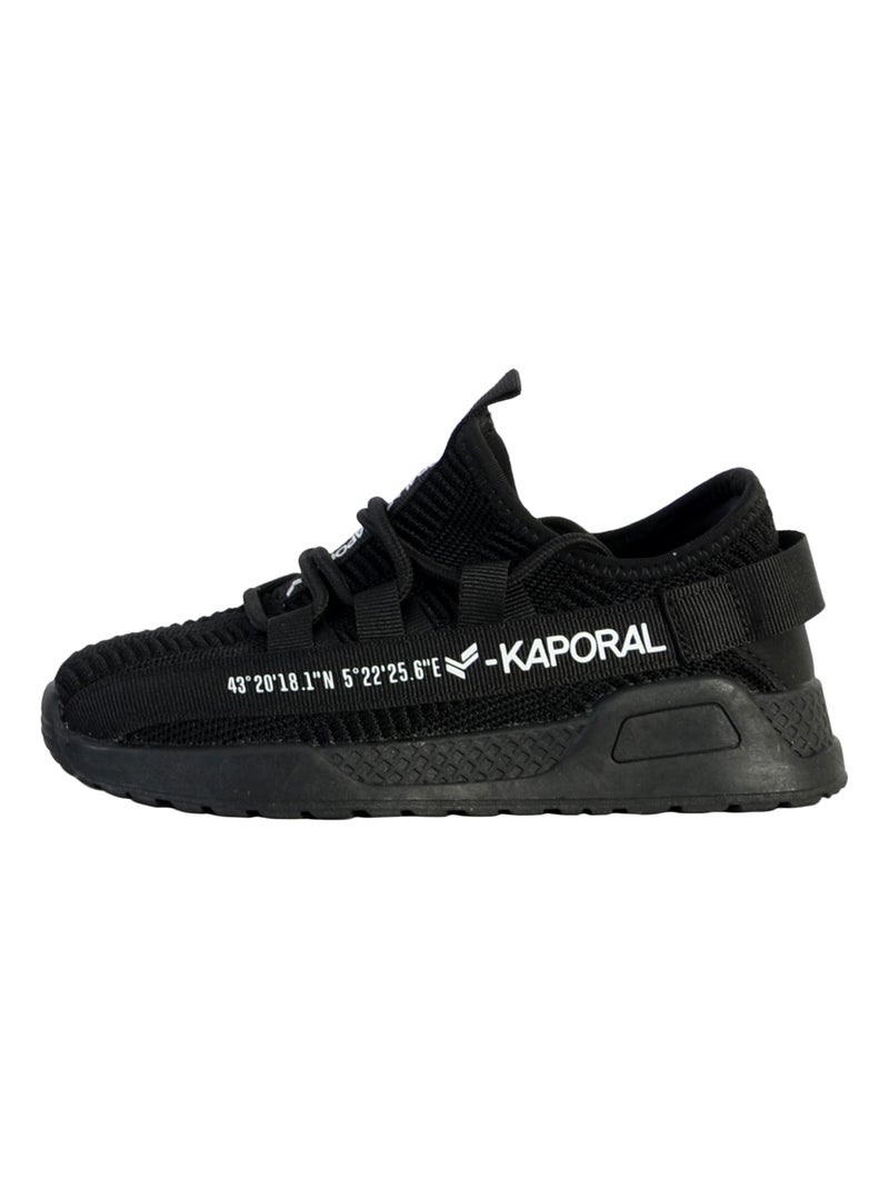 Basket à Lacets Enfant Kaporal Dofini Noir - Kiabi