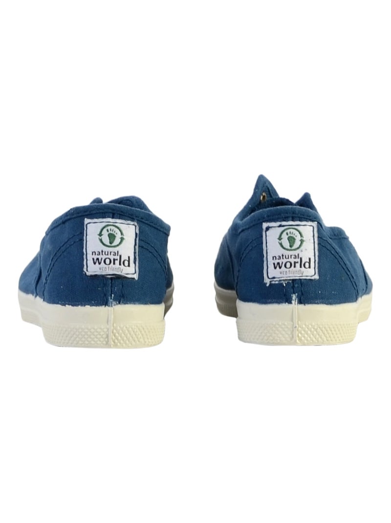 Basket à Lacets Enfant Natural World Bleu - Kiabi