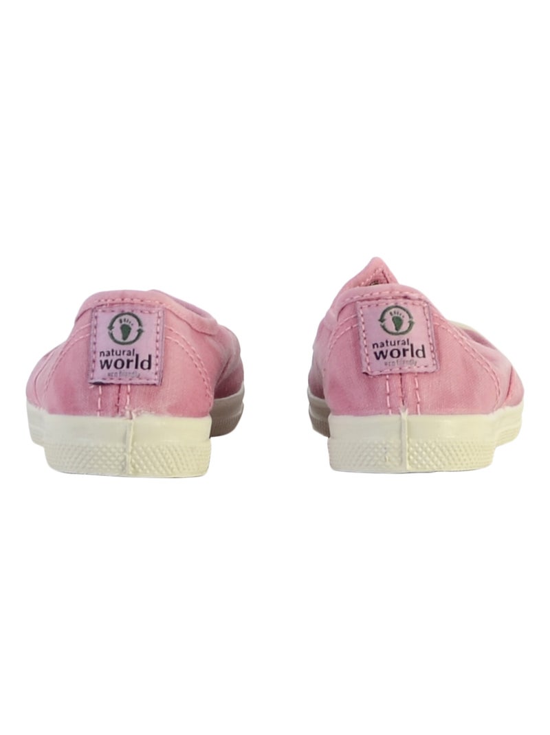 Basket à Lacets Enfant Natural World Rose - Kiabi