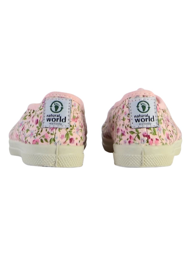 Basket à Lacets Enfant Natural World Rose - Kiabi
