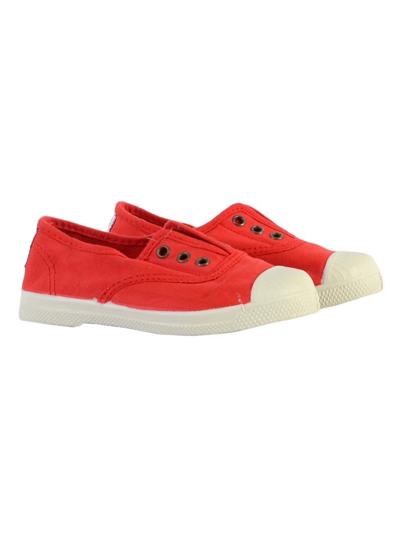 Basket à Lacets Enfant Natural World Rouge - Kiabi