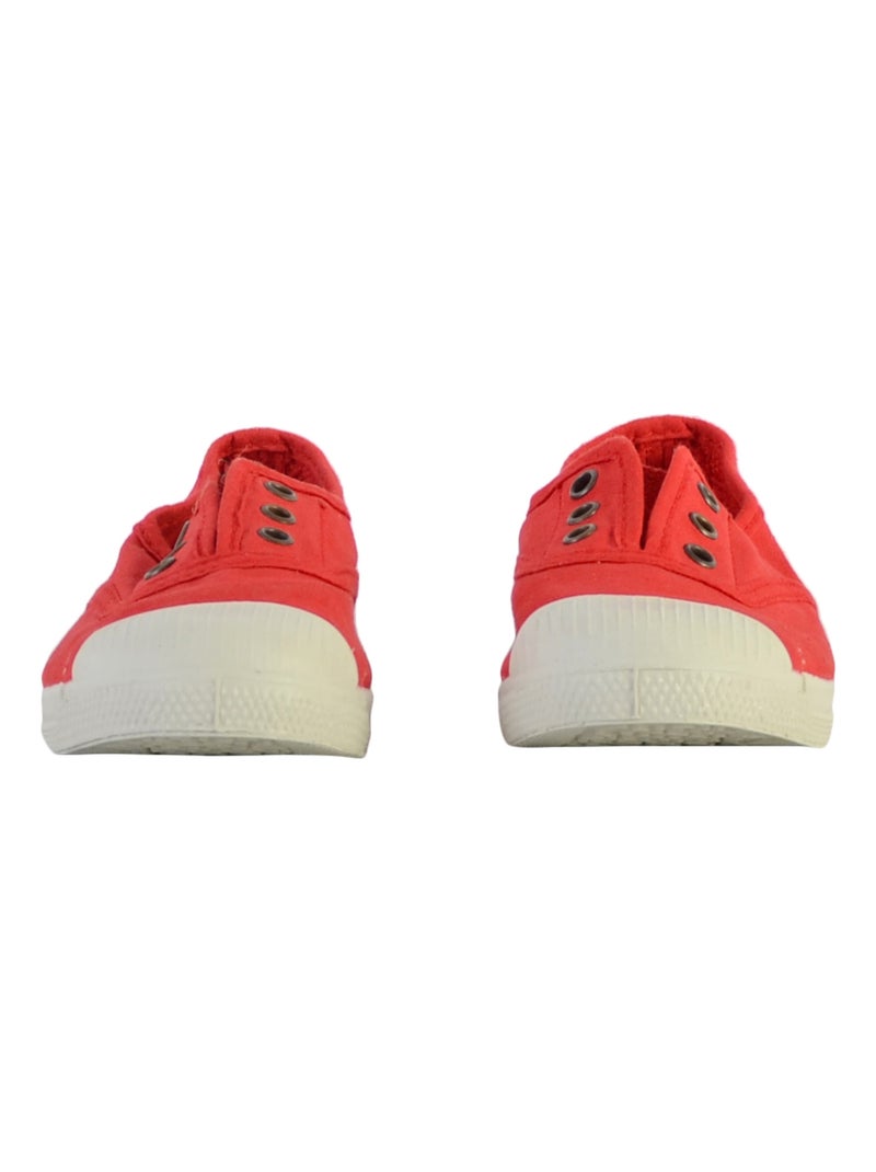 Basket à Lacets Enfant Natural World Rouge - Kiabi