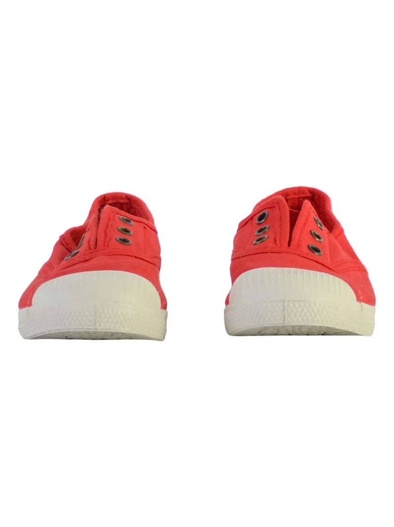 Basket à Lacets Enfant Natural World Rouge - Kiabi
