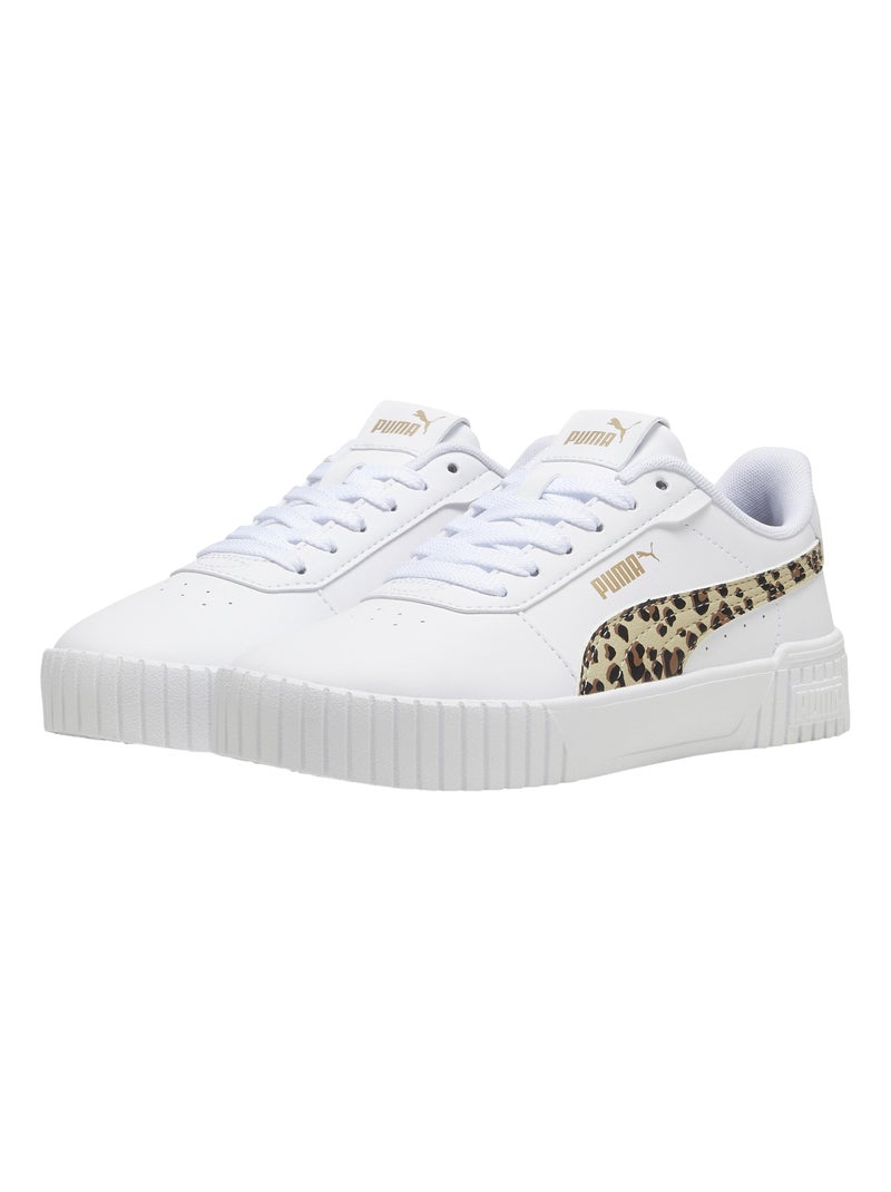 Basket à Lacets Enfant Puma Carina 2.0 Animal Update Jr Blanc - Kiabi