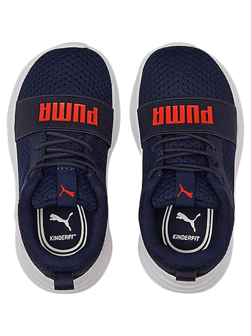 Basket à Lacets Enfant Puma Wired Run Ac Bleu - Kiabi