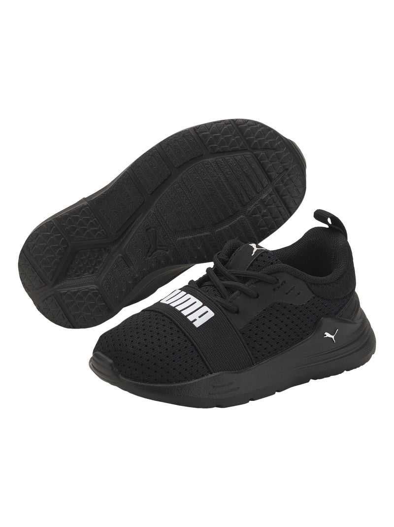 Basket à Lacets Enfant Puma Wired Run Ac Noir - Kiabi