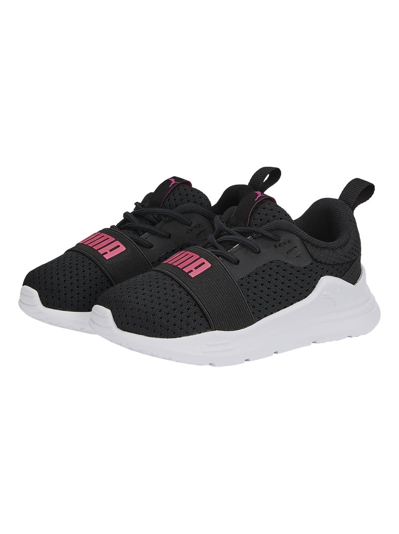 Basket à Lacets Enfant Puma Wired Run Ac Noir Noir - Kiabi