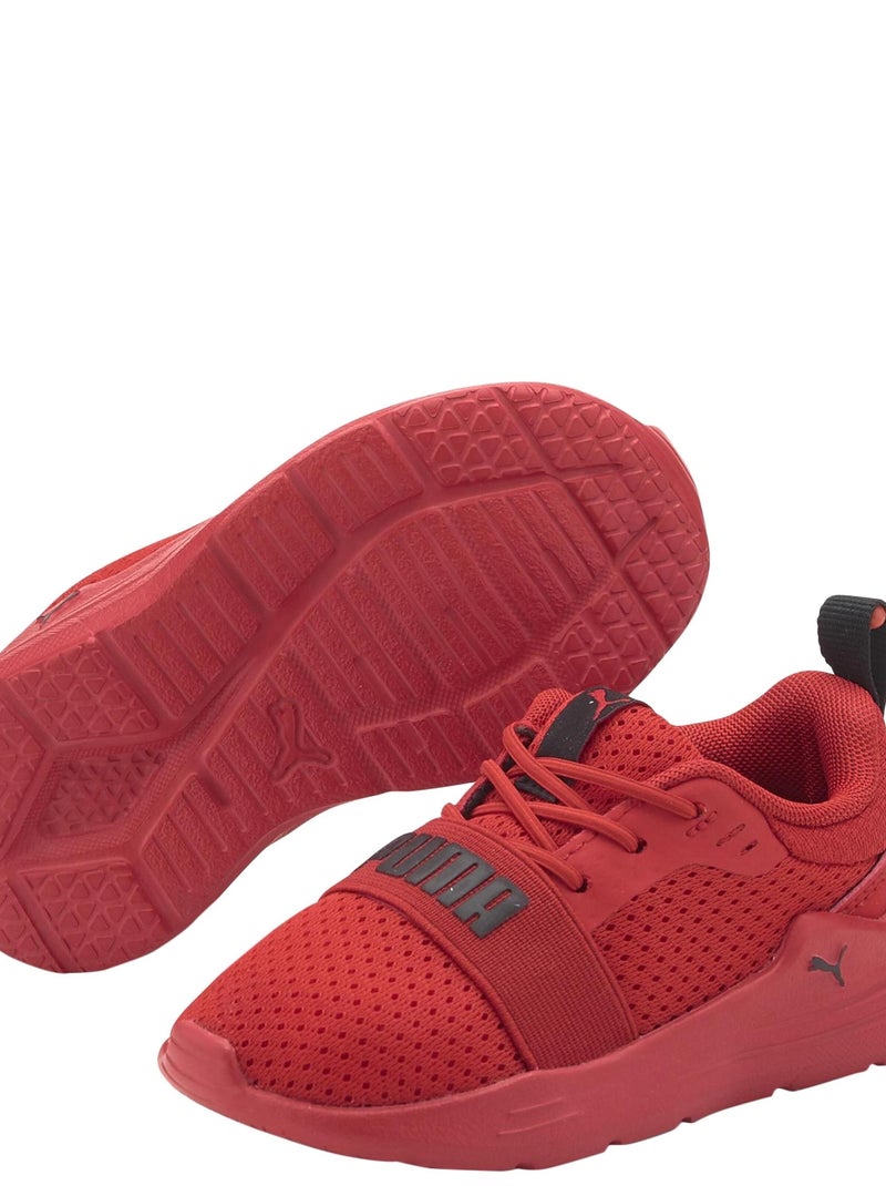Basket à Lacets Enfant Puma Wired Run Ac Rouge - Kiabi