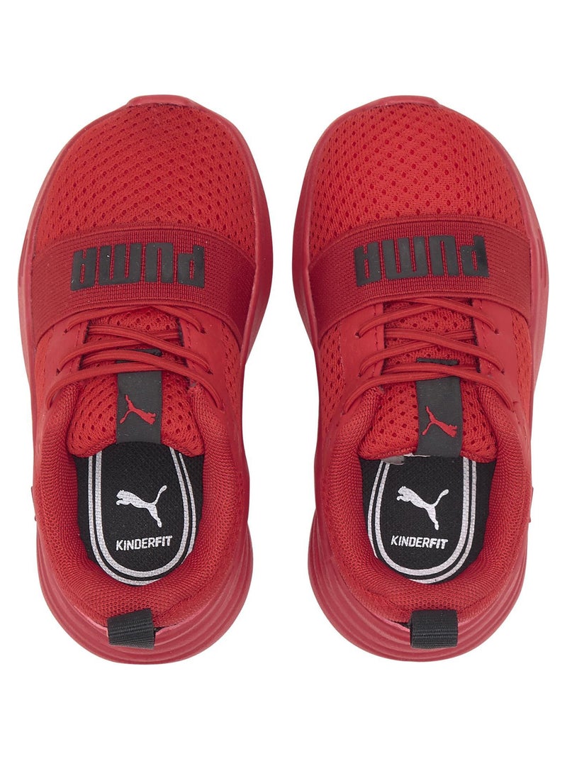 Basket à Lacets Enfant Puma Wired Run Ac Rouge - Kiabi