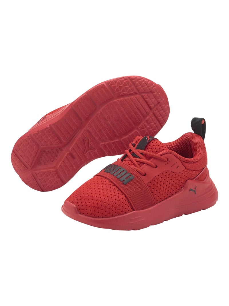 Basket à Lacets Enfant Puma Wired Run Ac Rouge - Kiabi