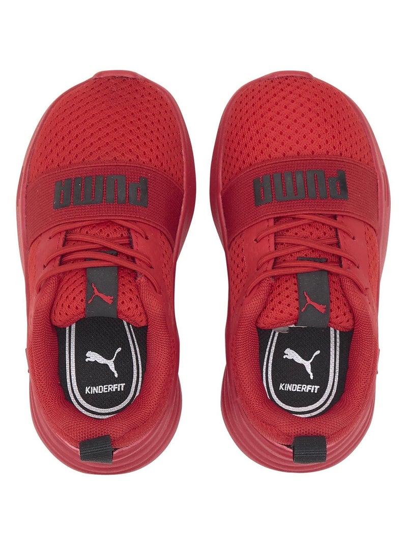 Basket à Lacets Enfant Puma Wired Run Ac Rouge - Kiabi