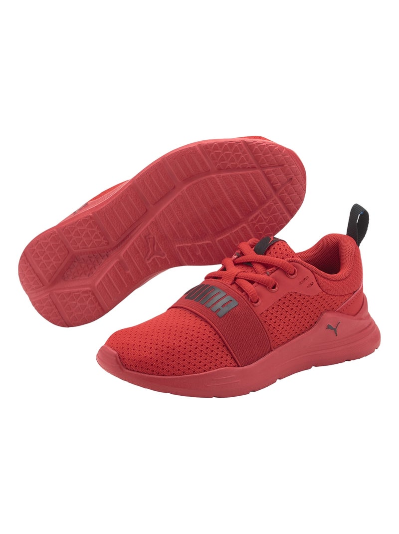 Basket à Lacets Enfant Puma Wired Run PS Rouge - Kiabi
