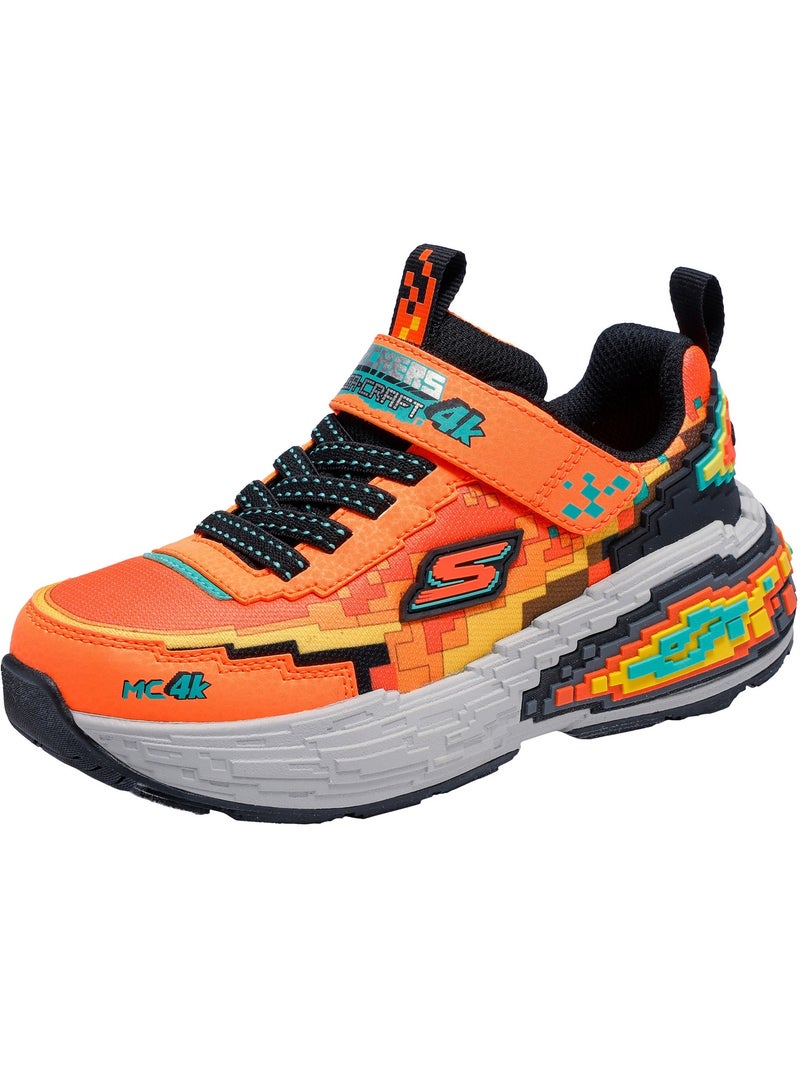 Basket à Lacets Enfant Skechers Mega-Craft 4K Orange - Kiabi