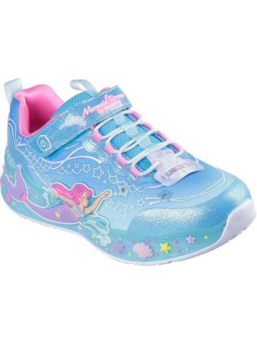 Basket à Lacets Enfant Skechers S Lighs Mermaid Dreams - Kiabi