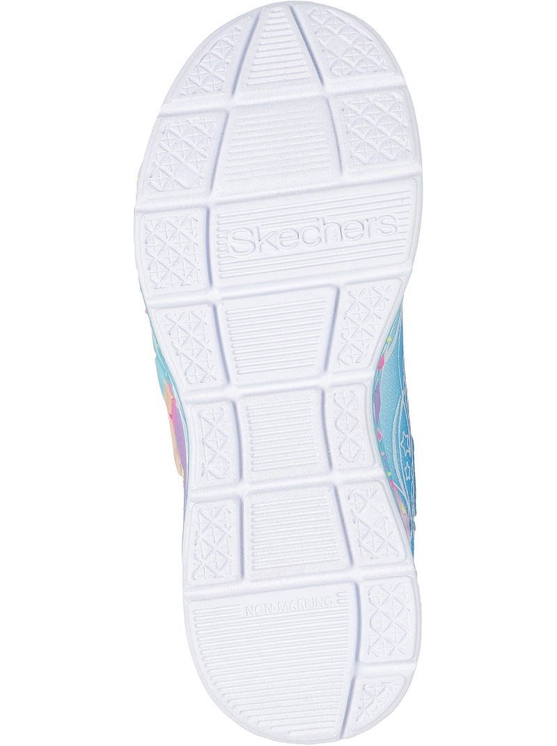 Basket à Lacets Enfant Skechers S Lighs Mermaid Dreams Bleu - Kiabi