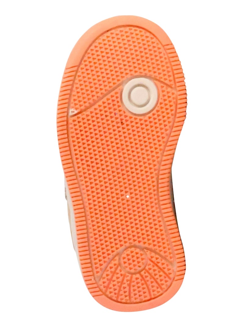 Basket à Lacets Enfant Victoria Blanc Doré - Kiabi