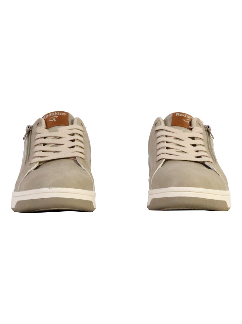 Basket à Lacets et Zip Redskins Gobat Beige - Kiabi