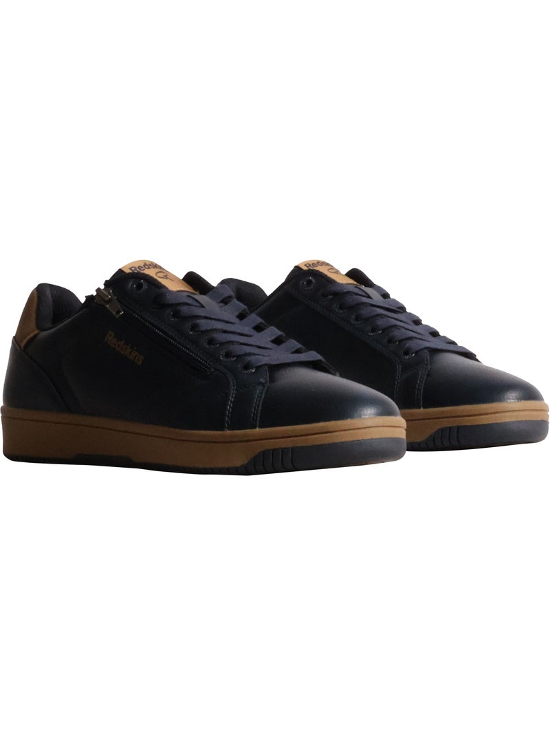 Basket à lacets et zip redskins gobat Bleu - Kiabi